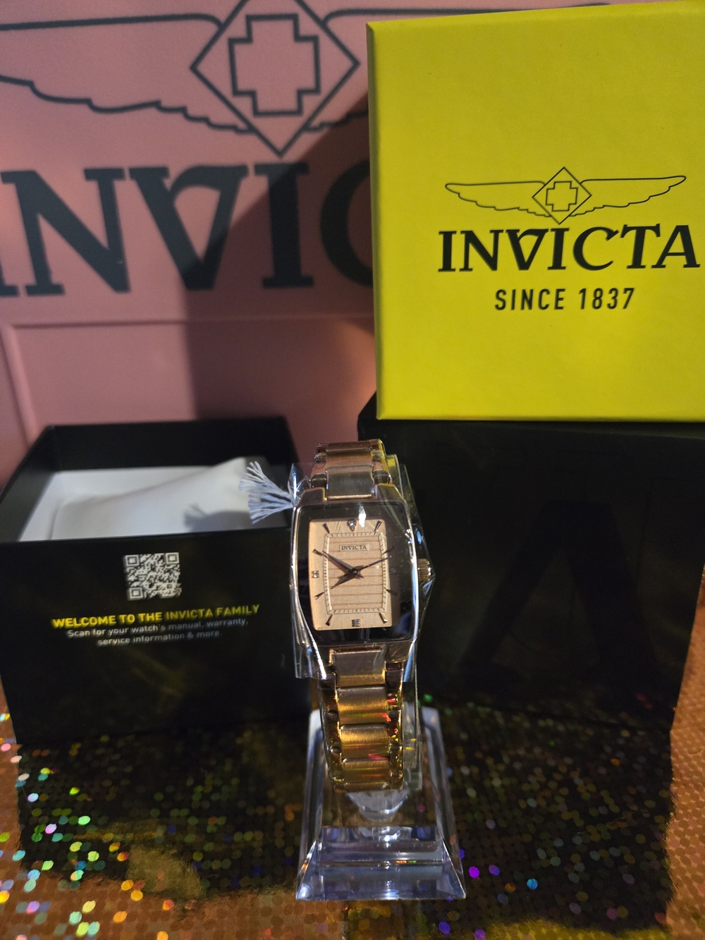 70280 Invicta Celestial Lady Rose Gold Tone SD-006 Women's Watch 22.7mm